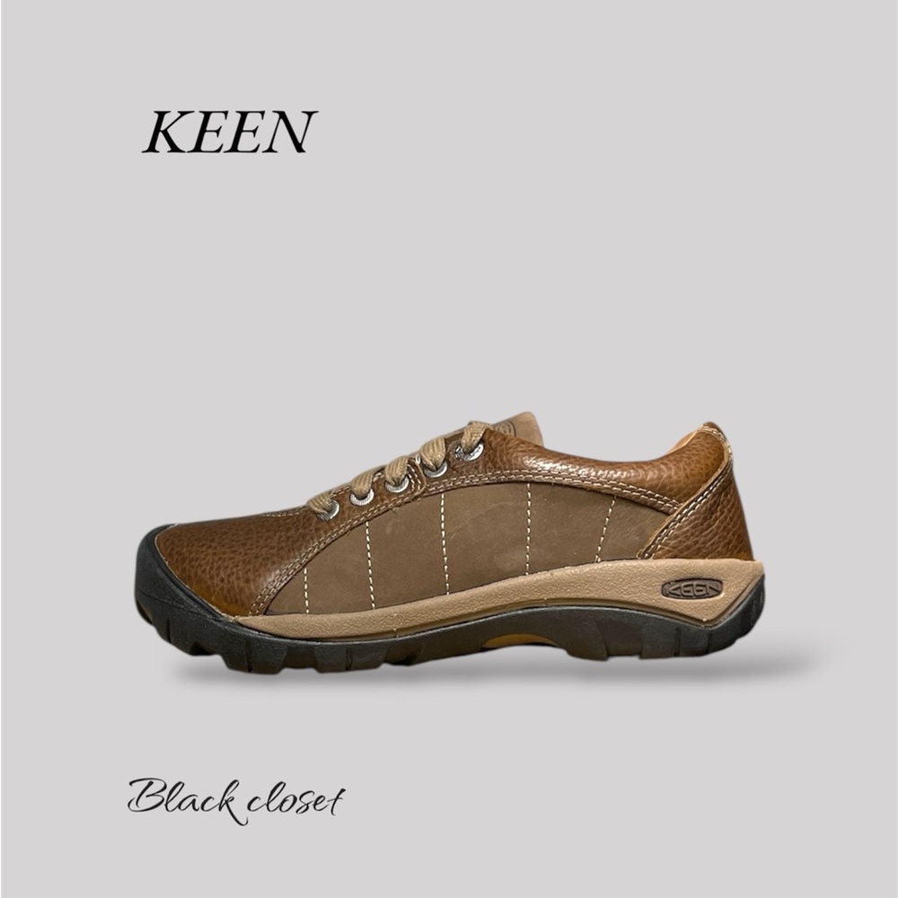 Keen Brown and Black Sneakers with Rubber Toe Caps